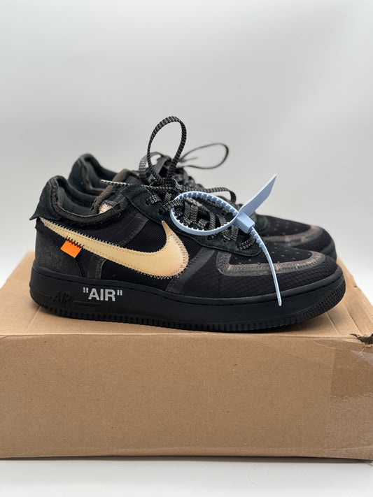 Off-White Air Force 1 Black Used Eu 40