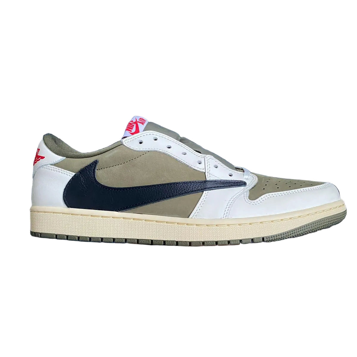 EU 47.5 - Travis Scott Jordan 1 Low Medium Olive