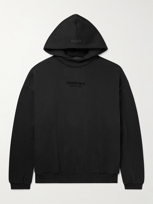 Fear of God ESSENTIALS HOODIE Black