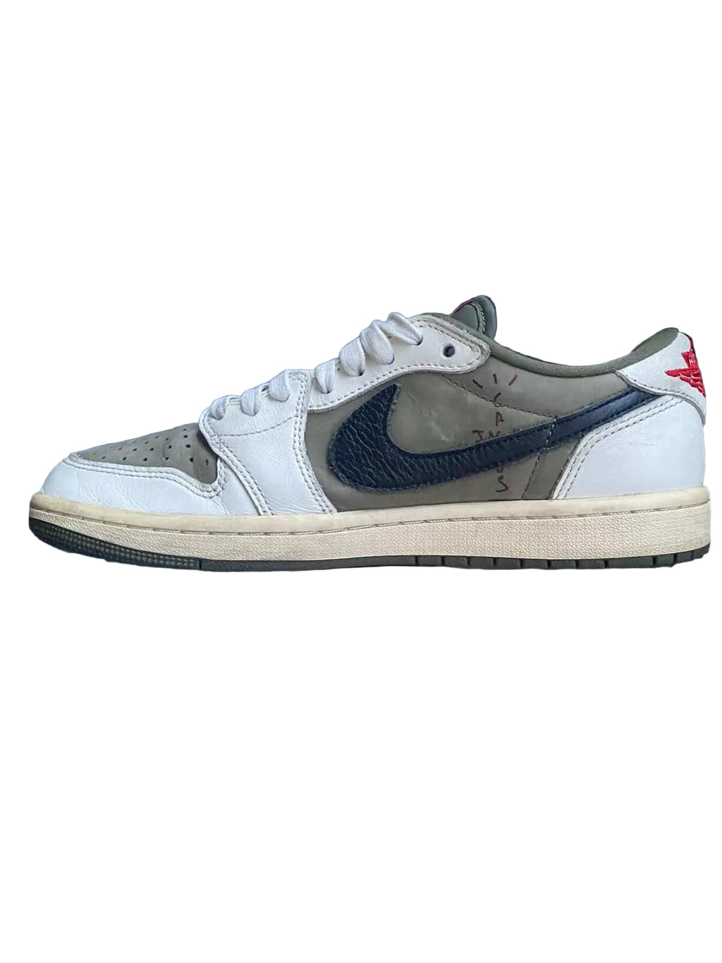 EU 41 - Travis Scott Jordan 1 Low Medium Olive
