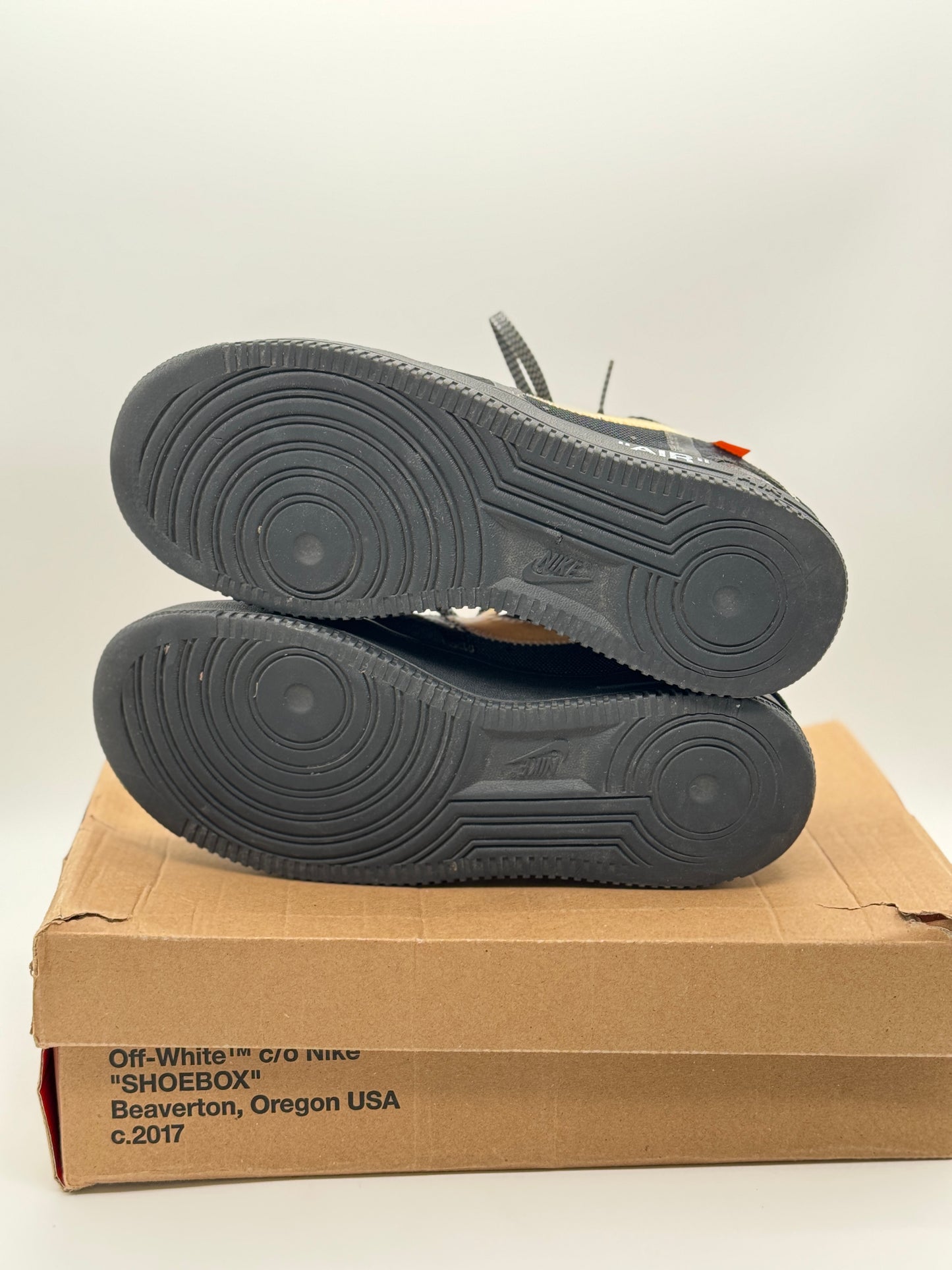 Off-White Air Force 1 Black Used Eu 40