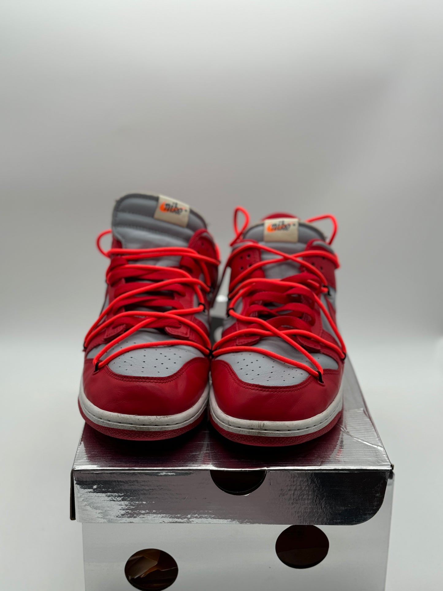 Off-White Nike Dunk Low Red Used Eu 45