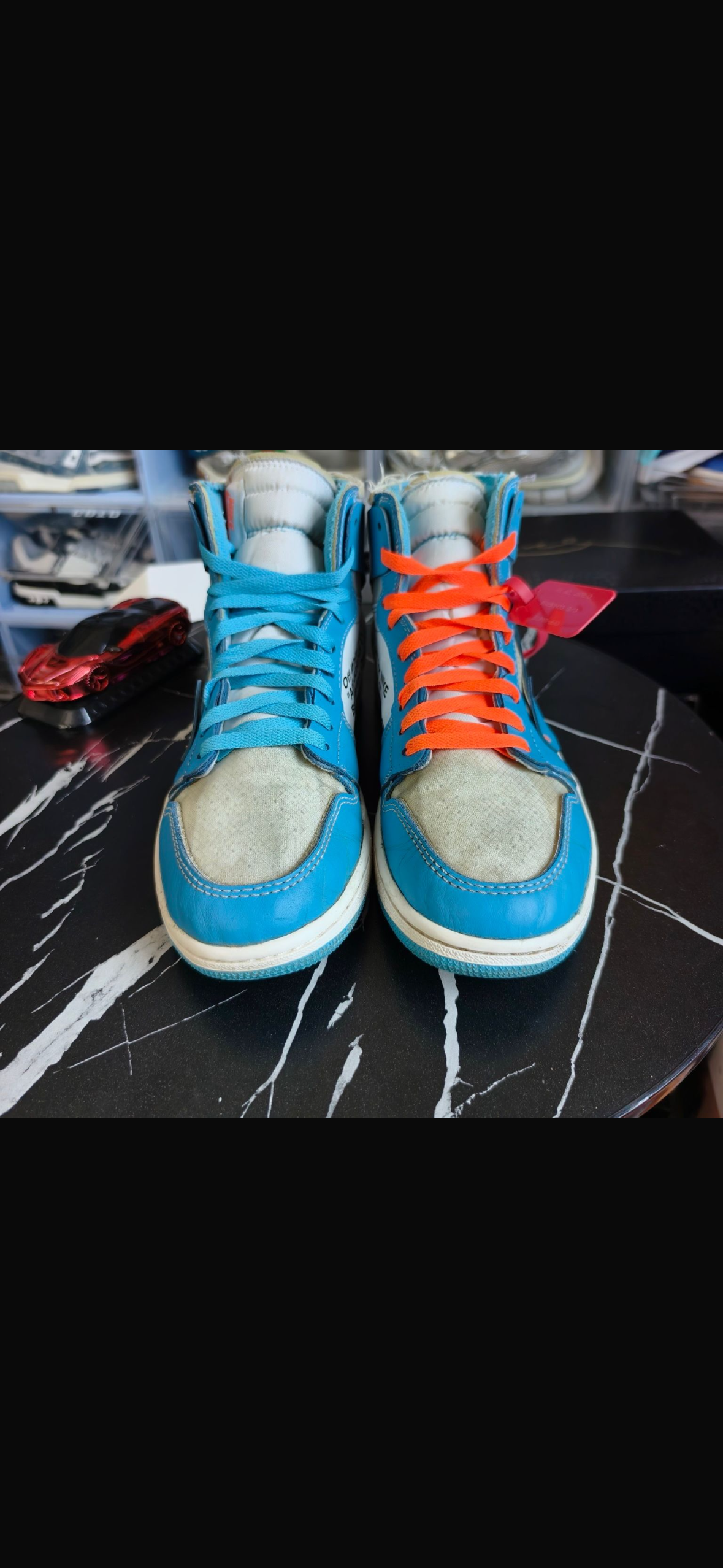 EU 43 - Off-White Jordan 1 UNC
