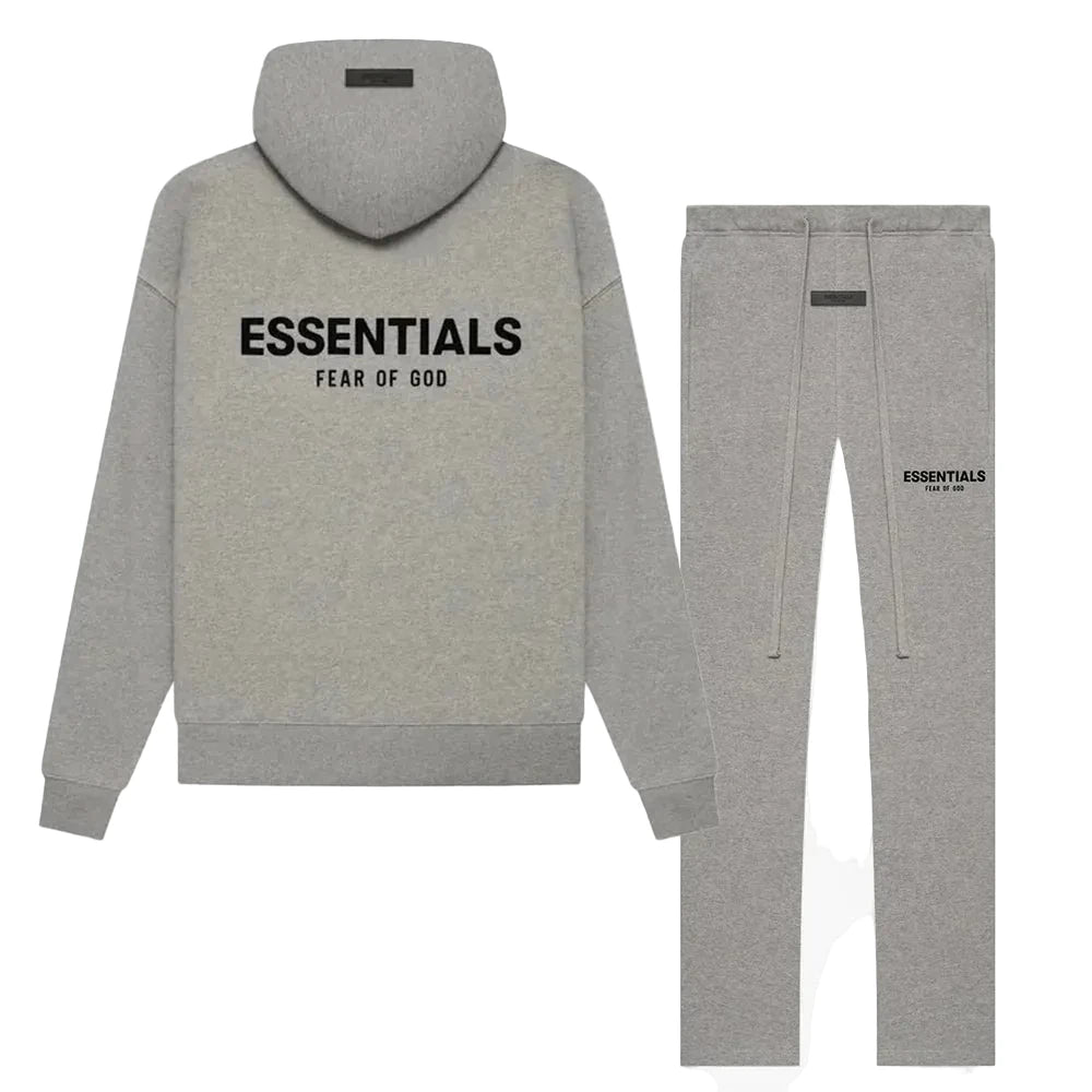 Fear of God Essentials (2022) Relaxed Dark Oatmeal - Set