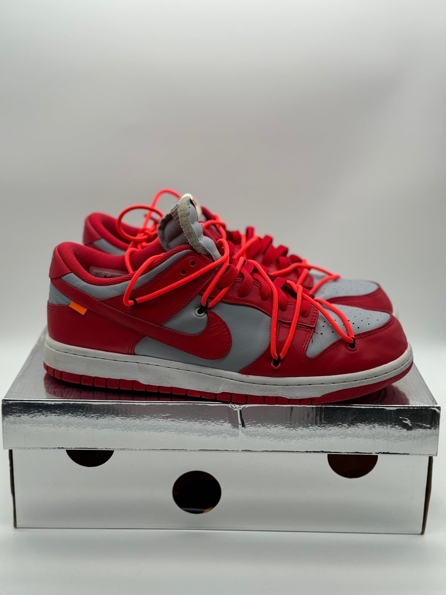 Off-White Nike Dunk Low Red Used Eu 45