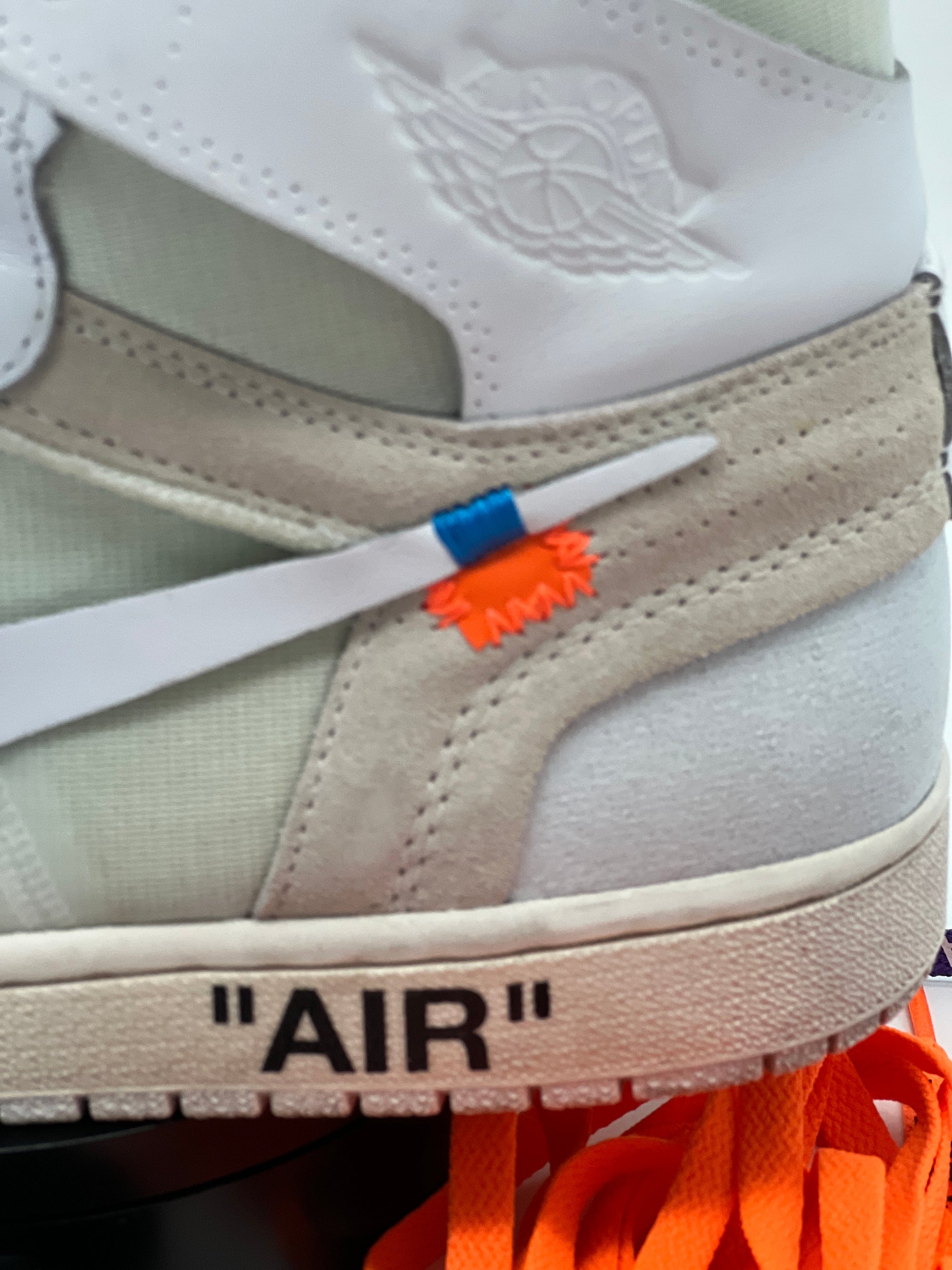 OFF-WHITE x Air Jordan 1 White Used EU 45