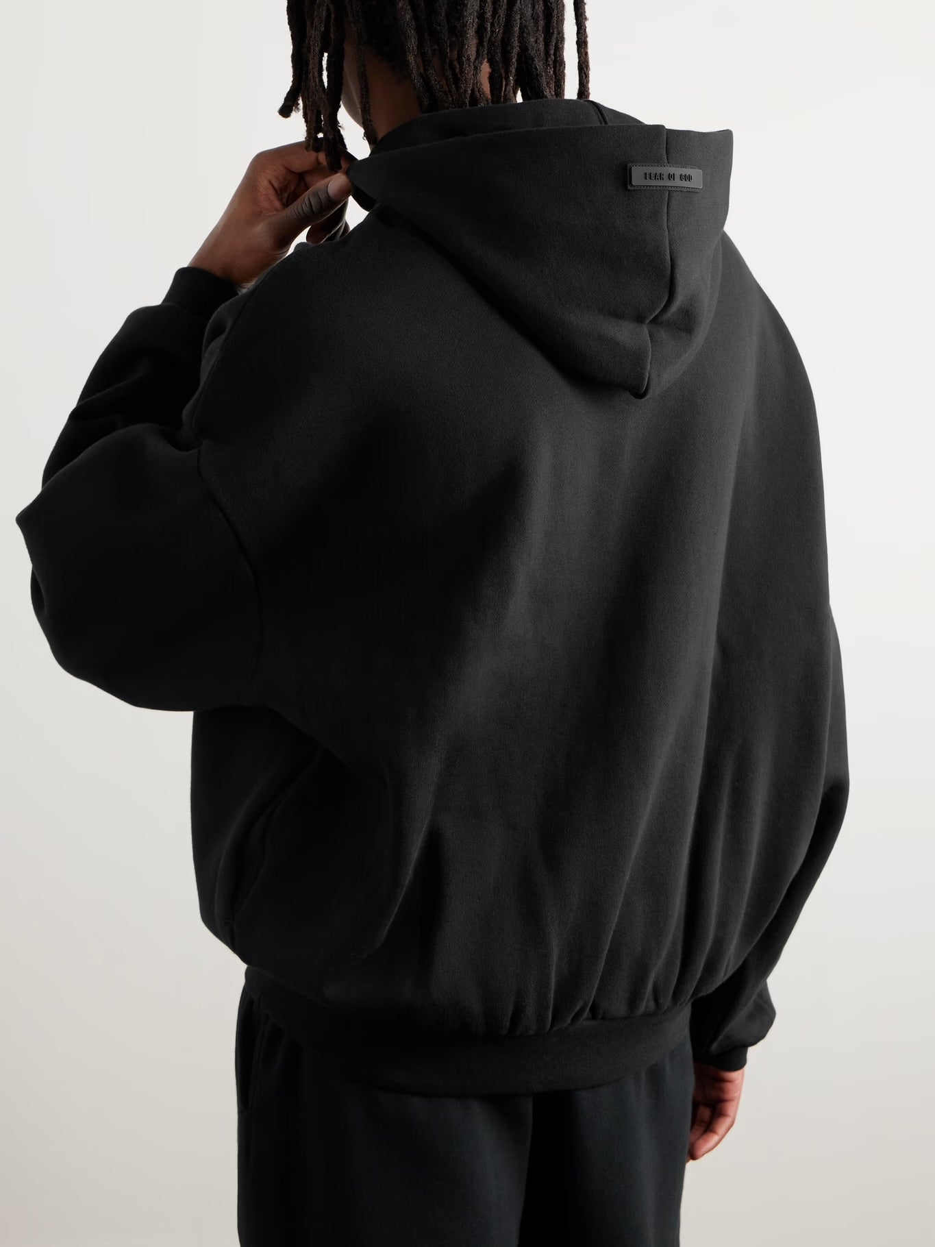 Fear of God ESSENTIALS HOODIE Black