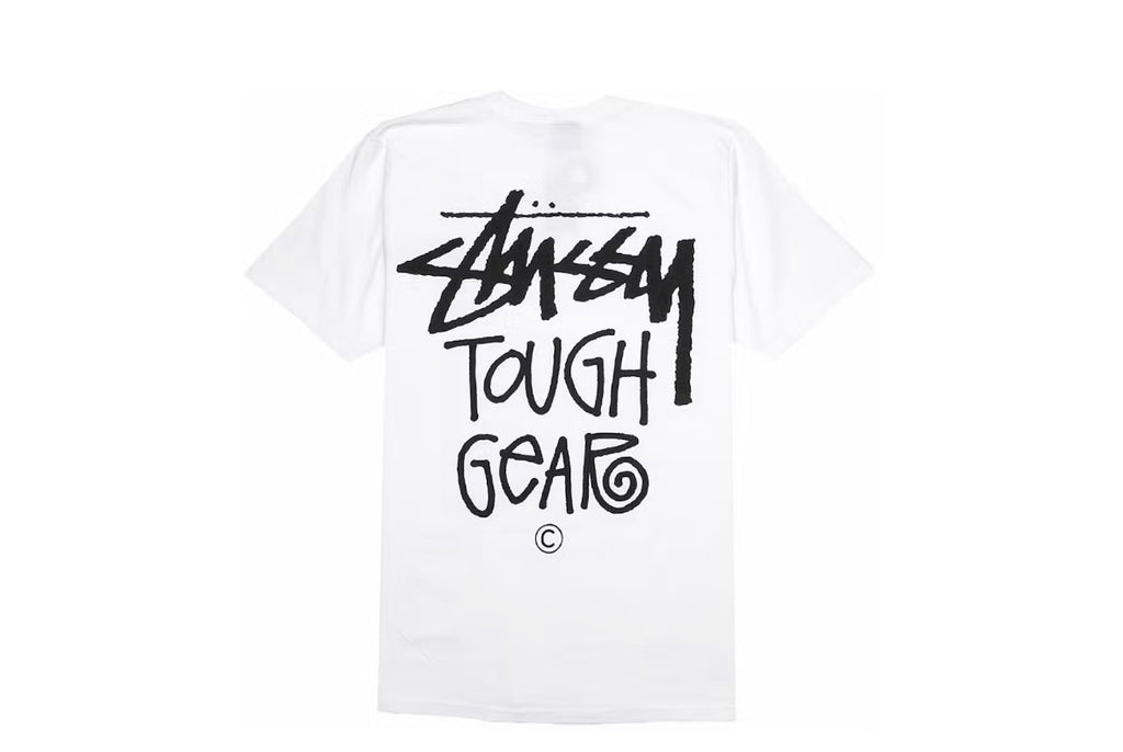 Stussy Tough Gear Tee White