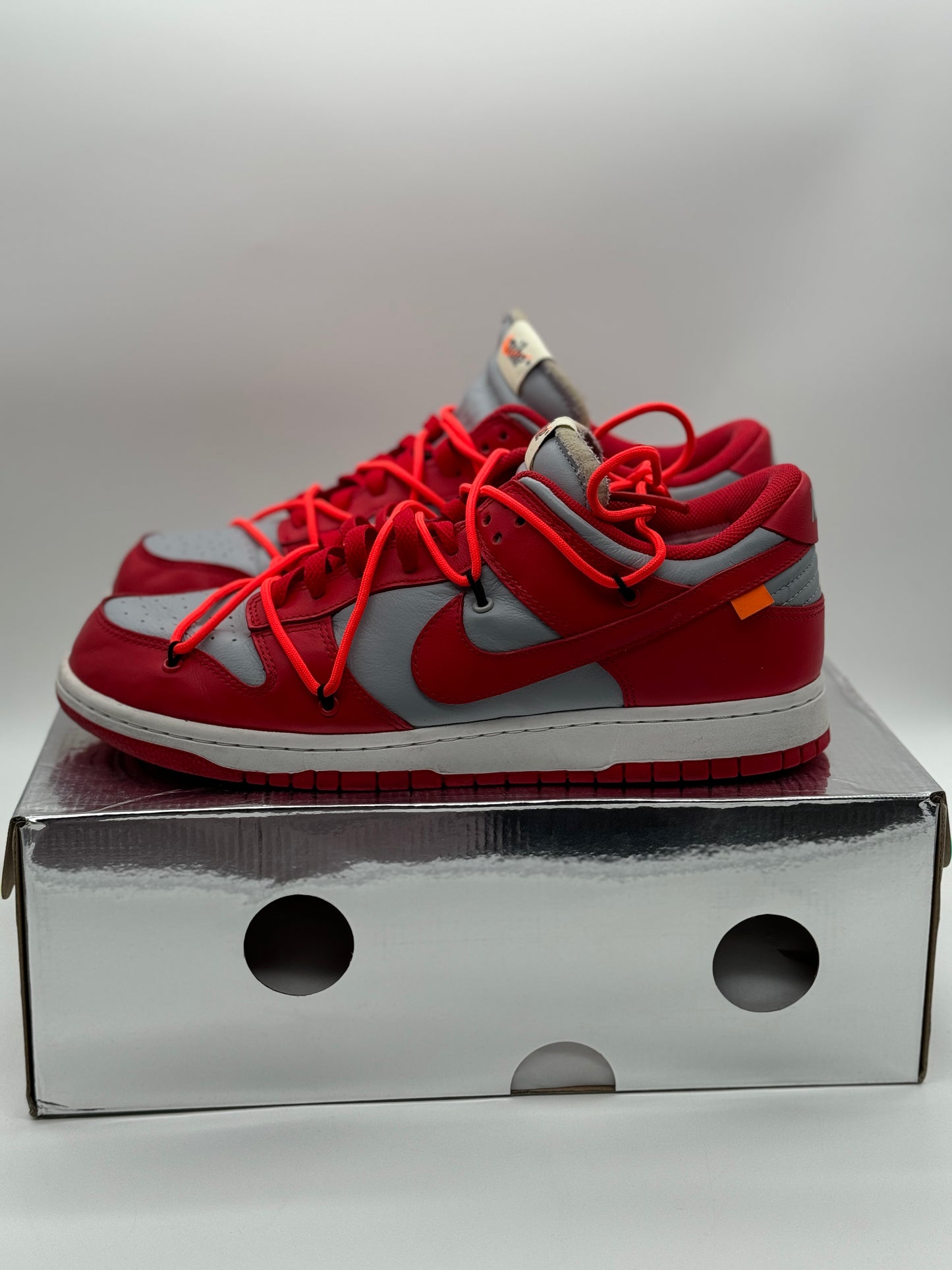 Off-White Nike Dunk Low Red Used Eu 45