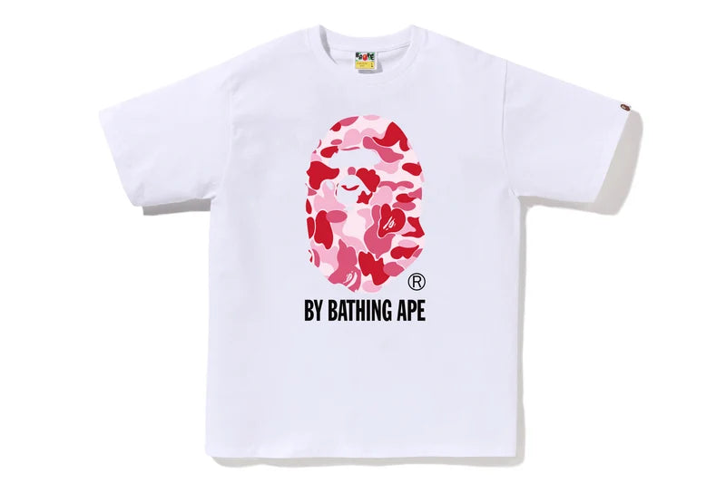 BAPE ABC Camo By Bathing Ape T-Shirt White/Pink