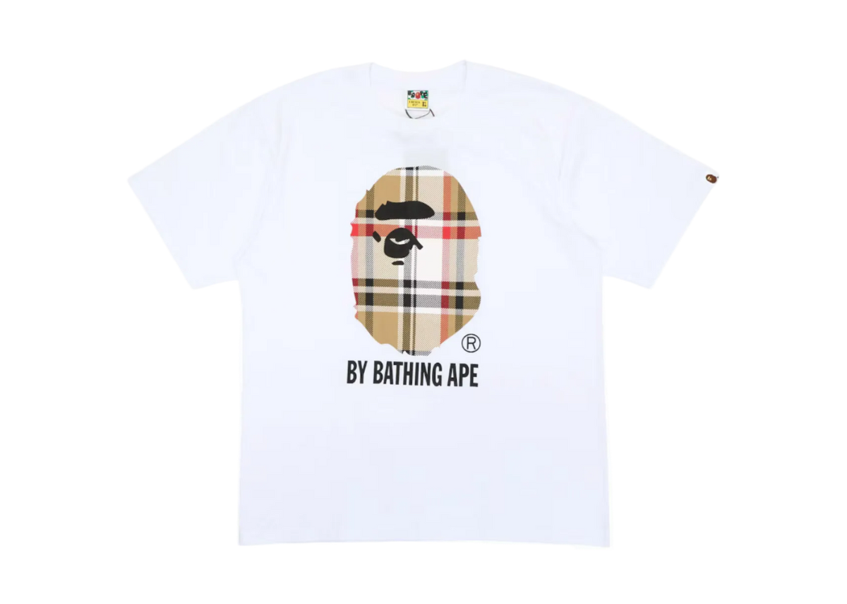 BAPE Check By Bathing Ape T-Shirt White/Beige