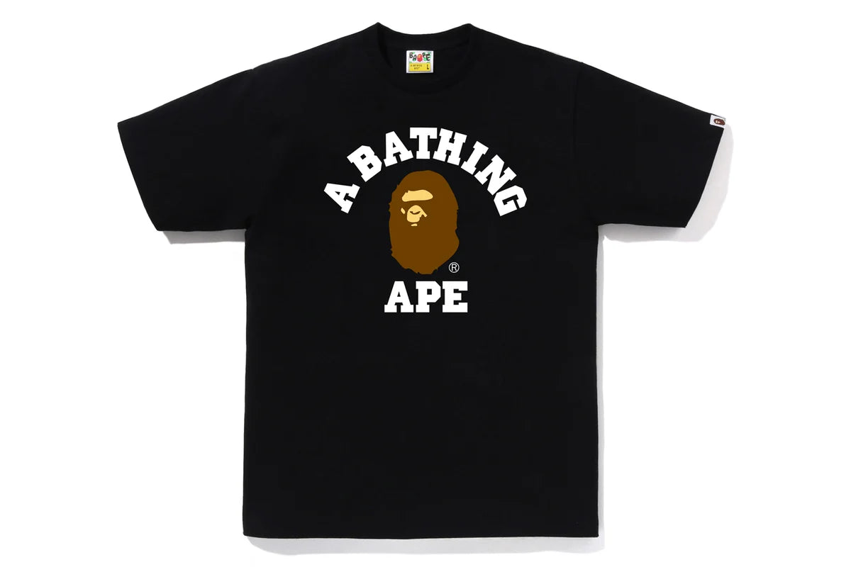 BAPE College T-Shirt Black