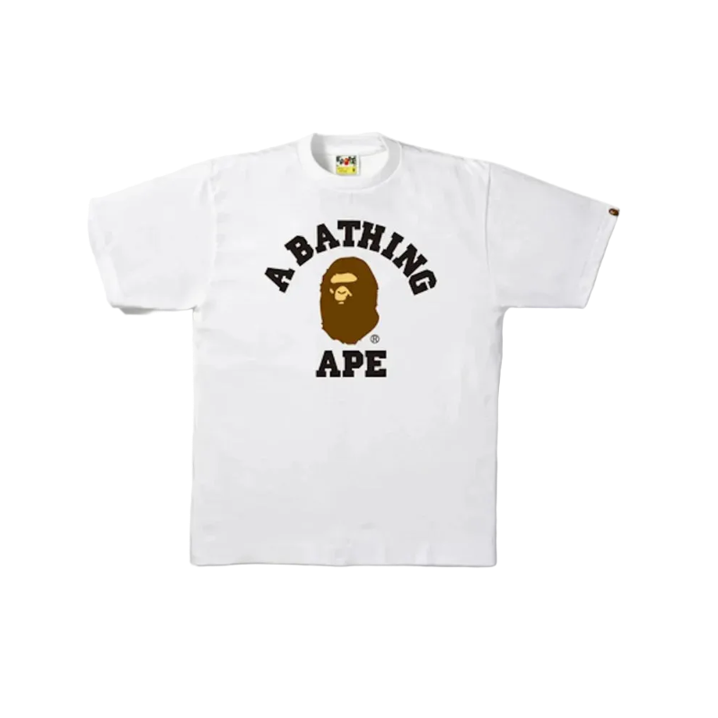 BAPE College T-Shirt White