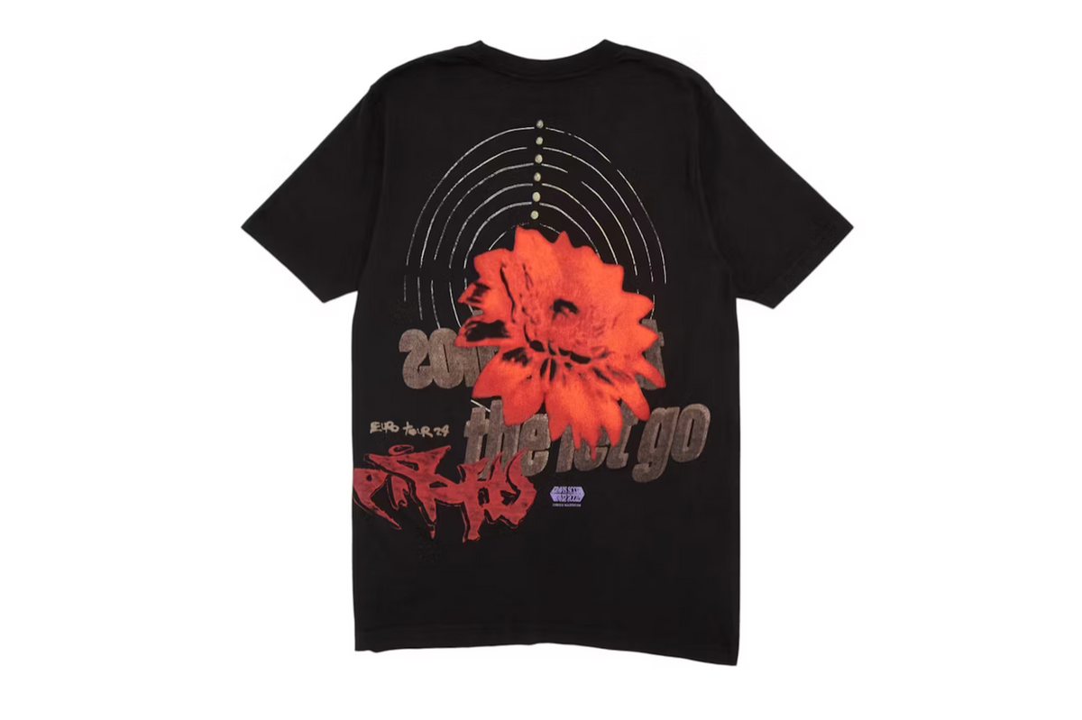 Travis Scott Utopia Echoes Circus Maximus T-Shirt Schwarz