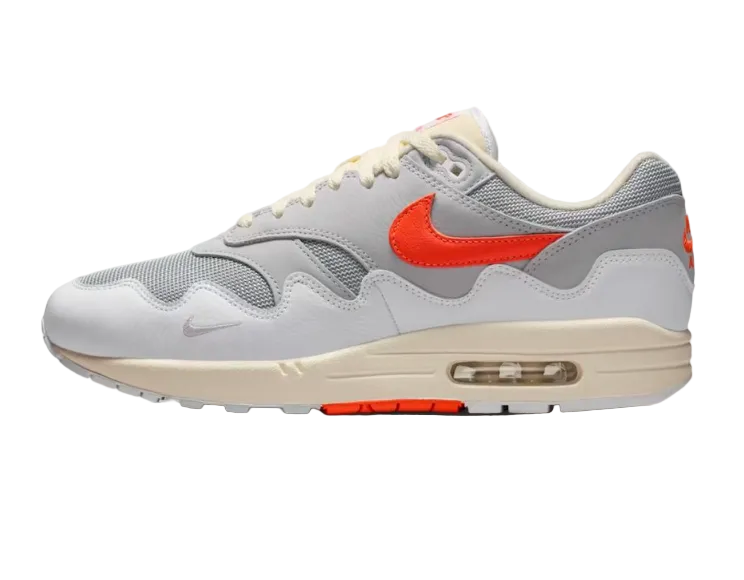 Nike Air Max 1 Patta Waves White & Hyper Crimson