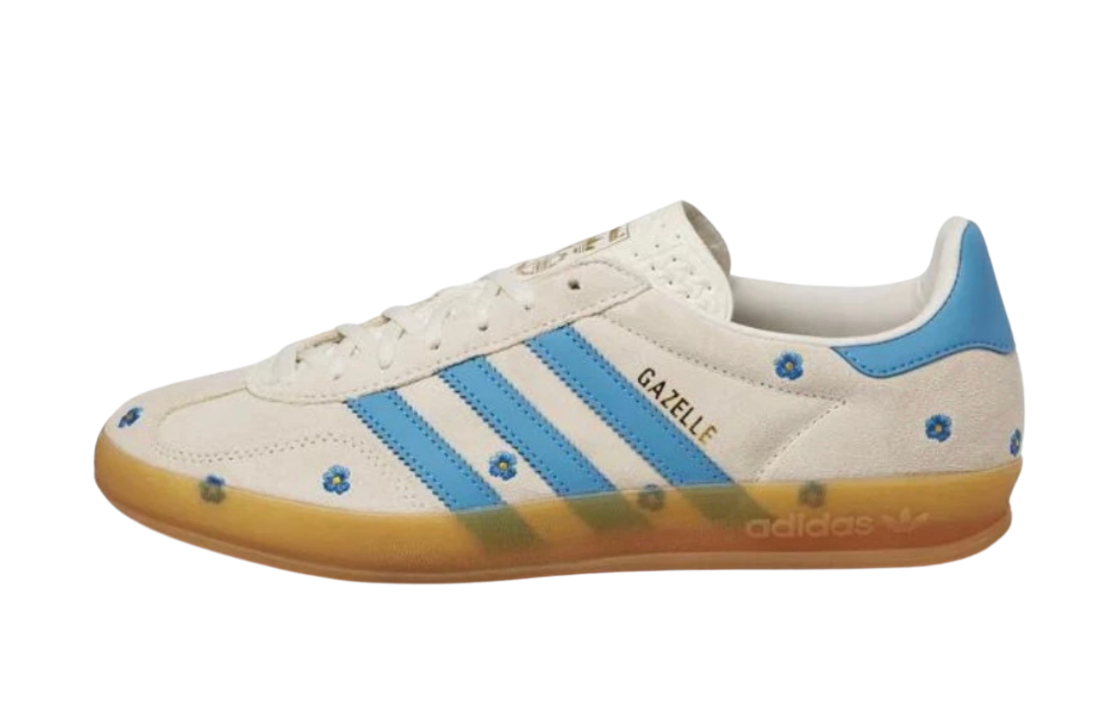 Adidas Gazelle Light Blue Floral