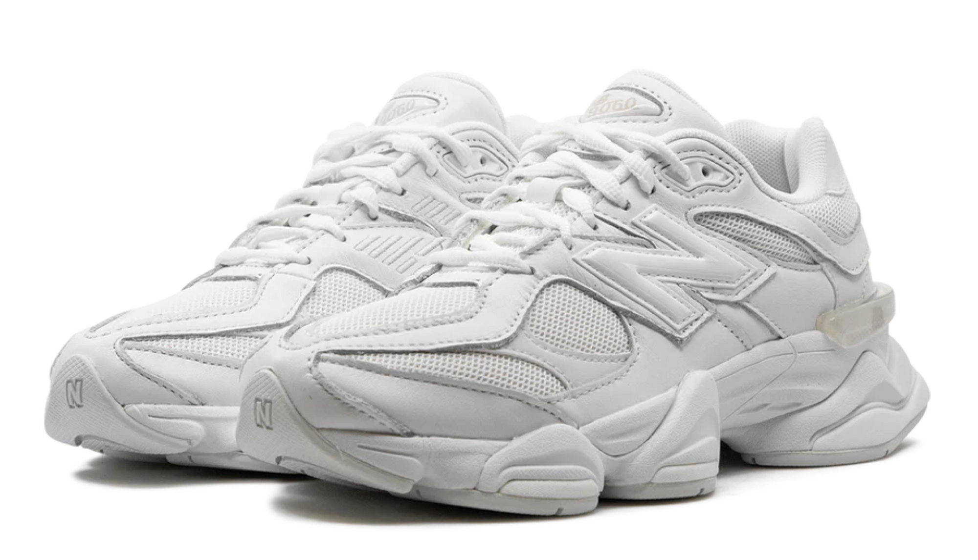 New Balance 9060 Triple White