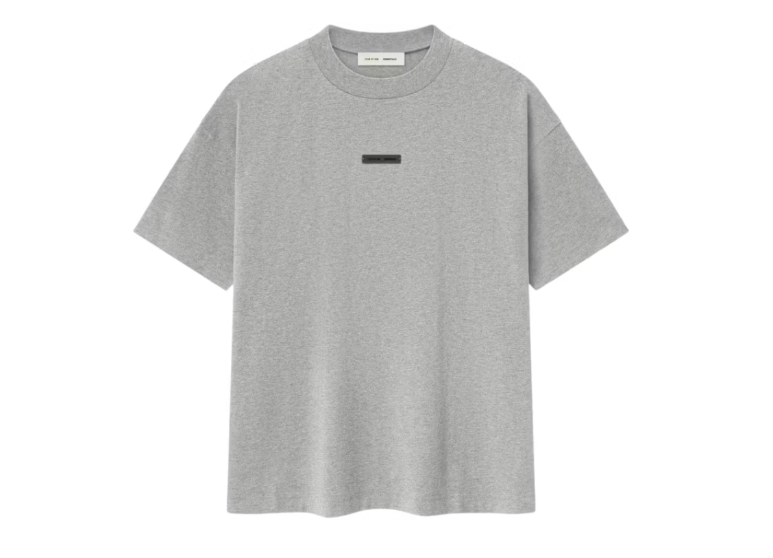 Fear of God Essentials Classic Tee Concrete Heather