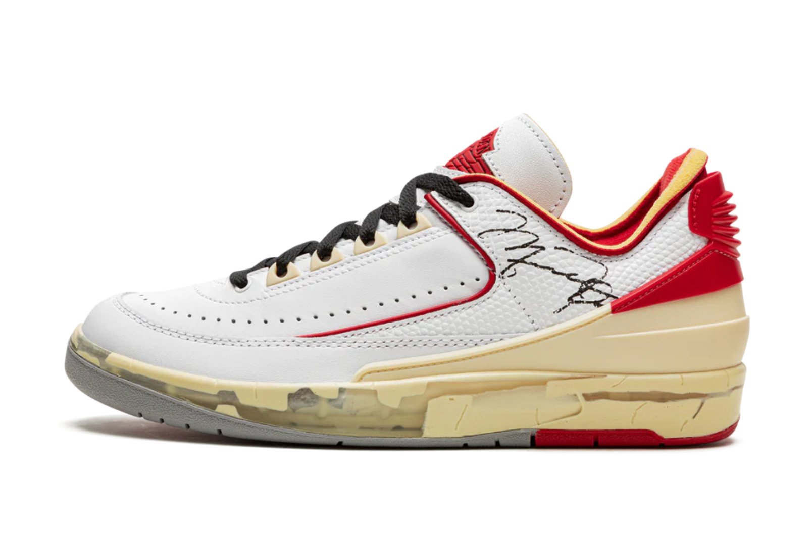 OFF-WHITE x Air Jordan 2 Red White