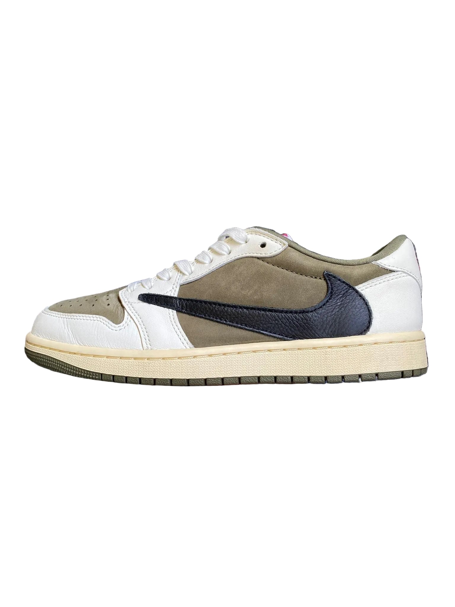 EU 42 - Travis Scott Jordan 1 Low Medium Olive