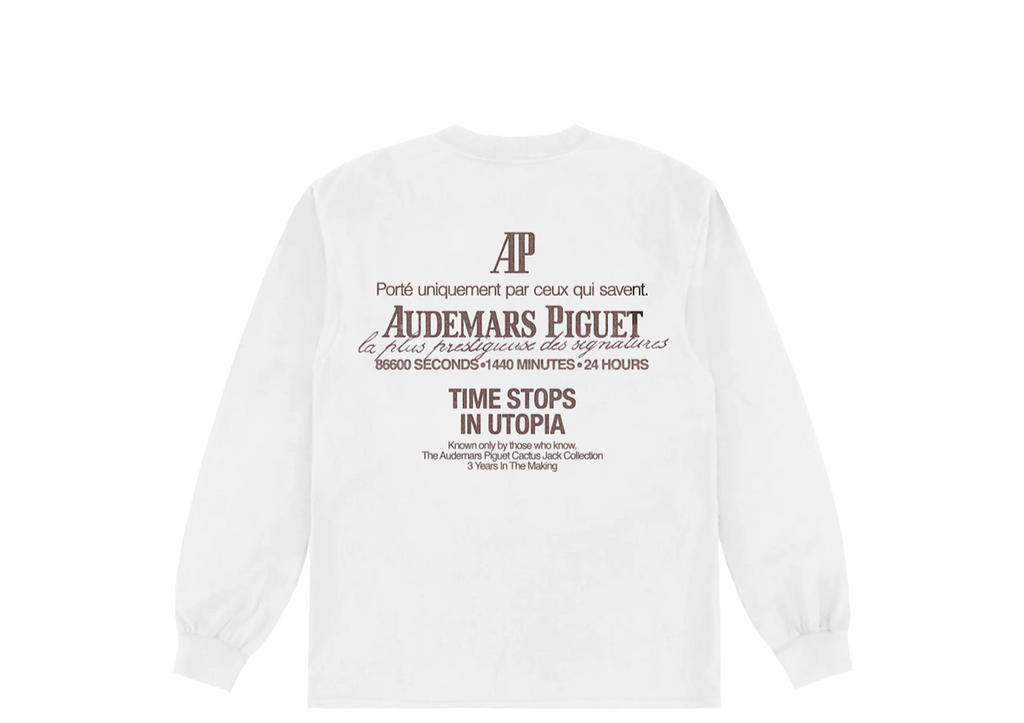 Travis Scott CJ x Audemars PiguetUtopia T-Shirt Weiß