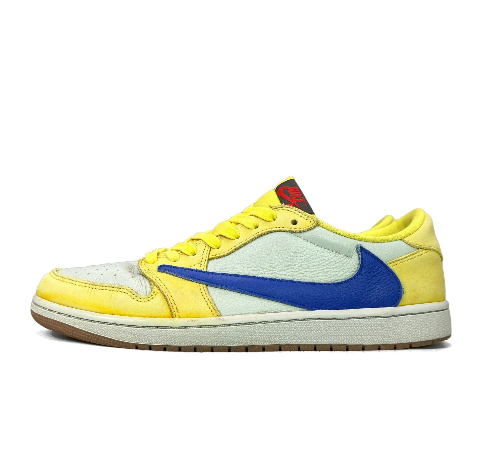 EU 45 - Travis Scott Jordan 1 Low Canary