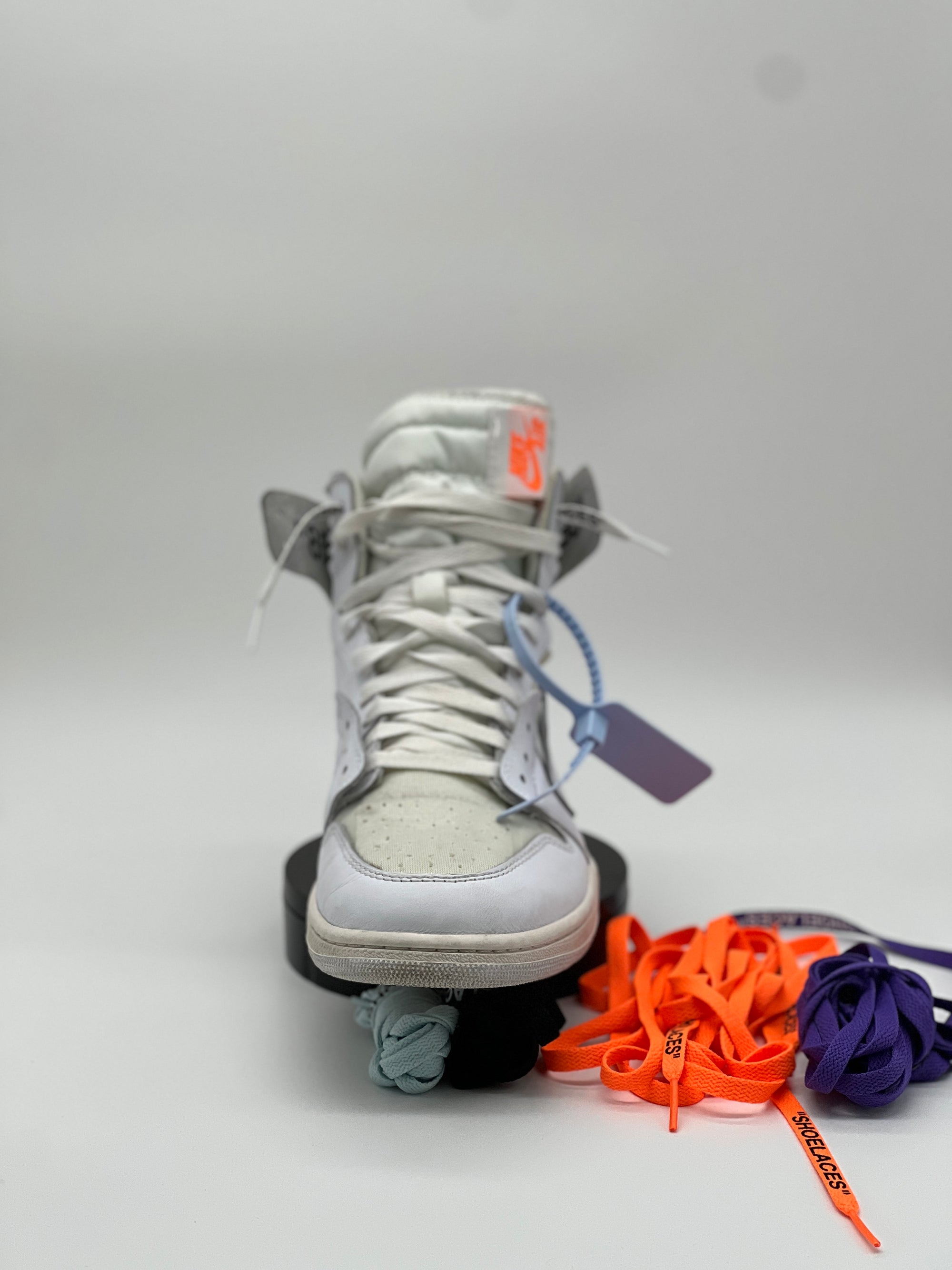 OFF-WHITE x Air Jordan 1 White Used EU 45