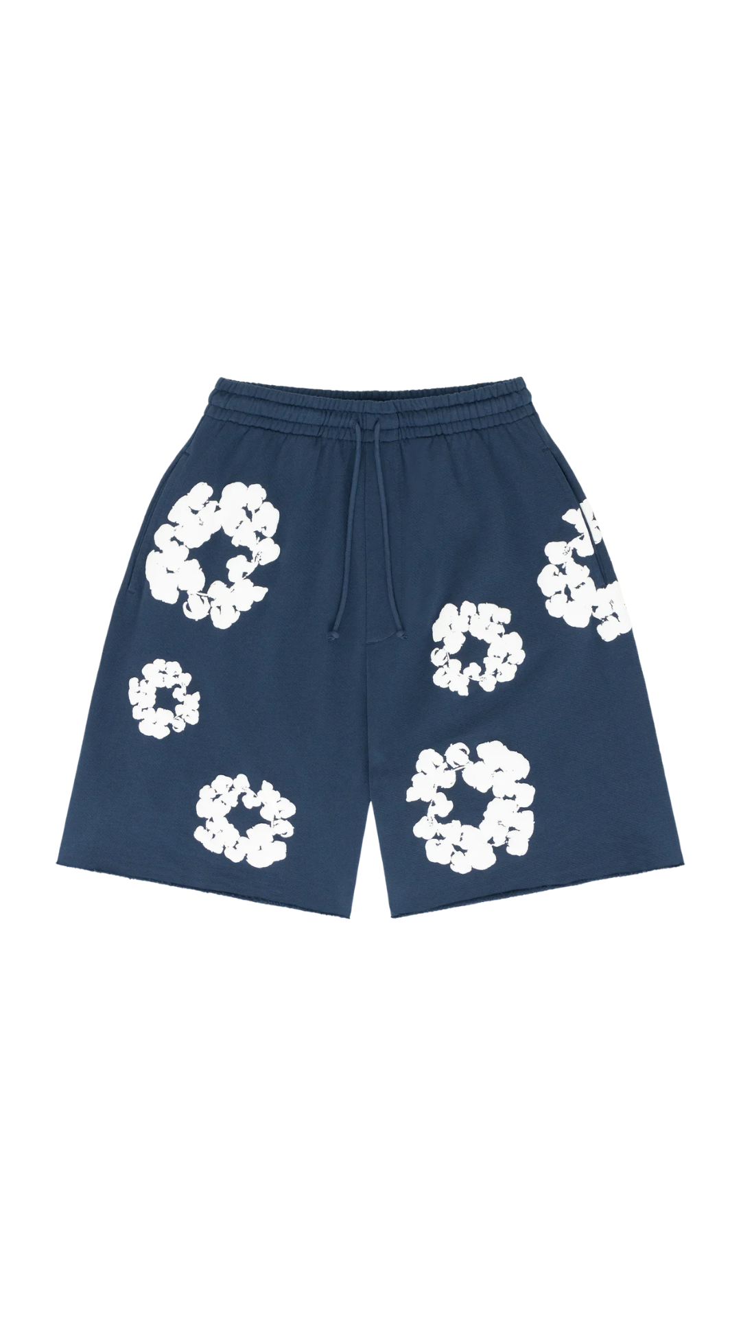 Denim Tears The Cotton Wreath Shorts Navy