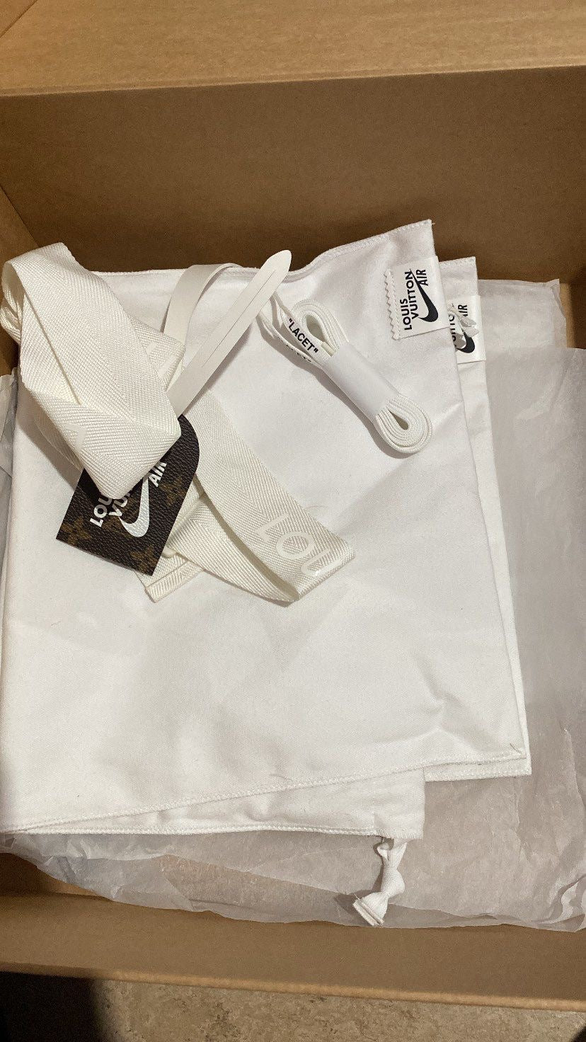 Louis Vuitton x Air Force 1 Mid by Virgil Abloh White