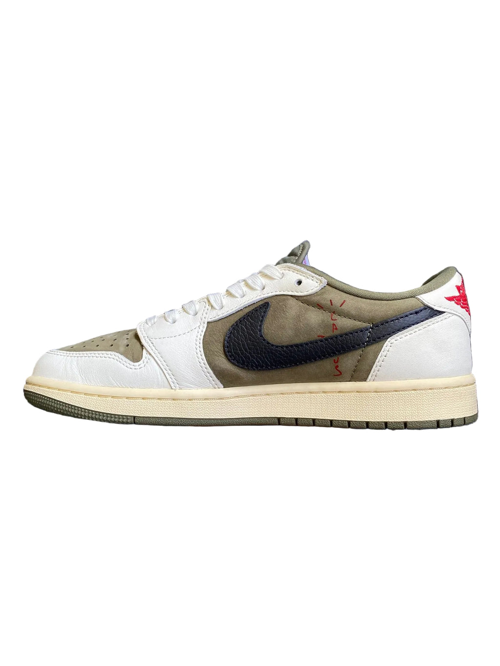 EU 42 - Travis Scott Jordan 1 Low Medium Olive