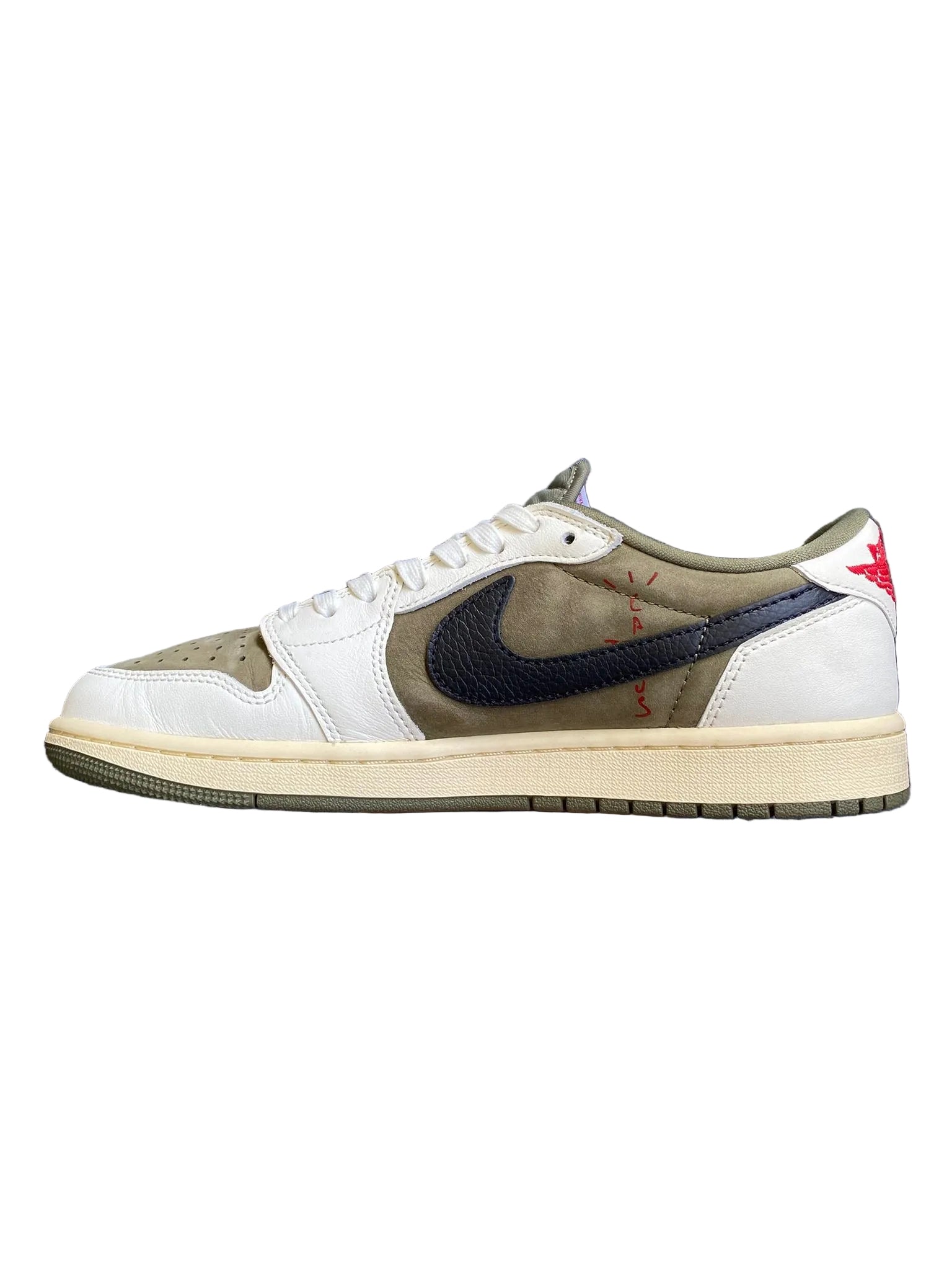 EU 42 - Travis Scott Jordan 1 Low Medium Olive