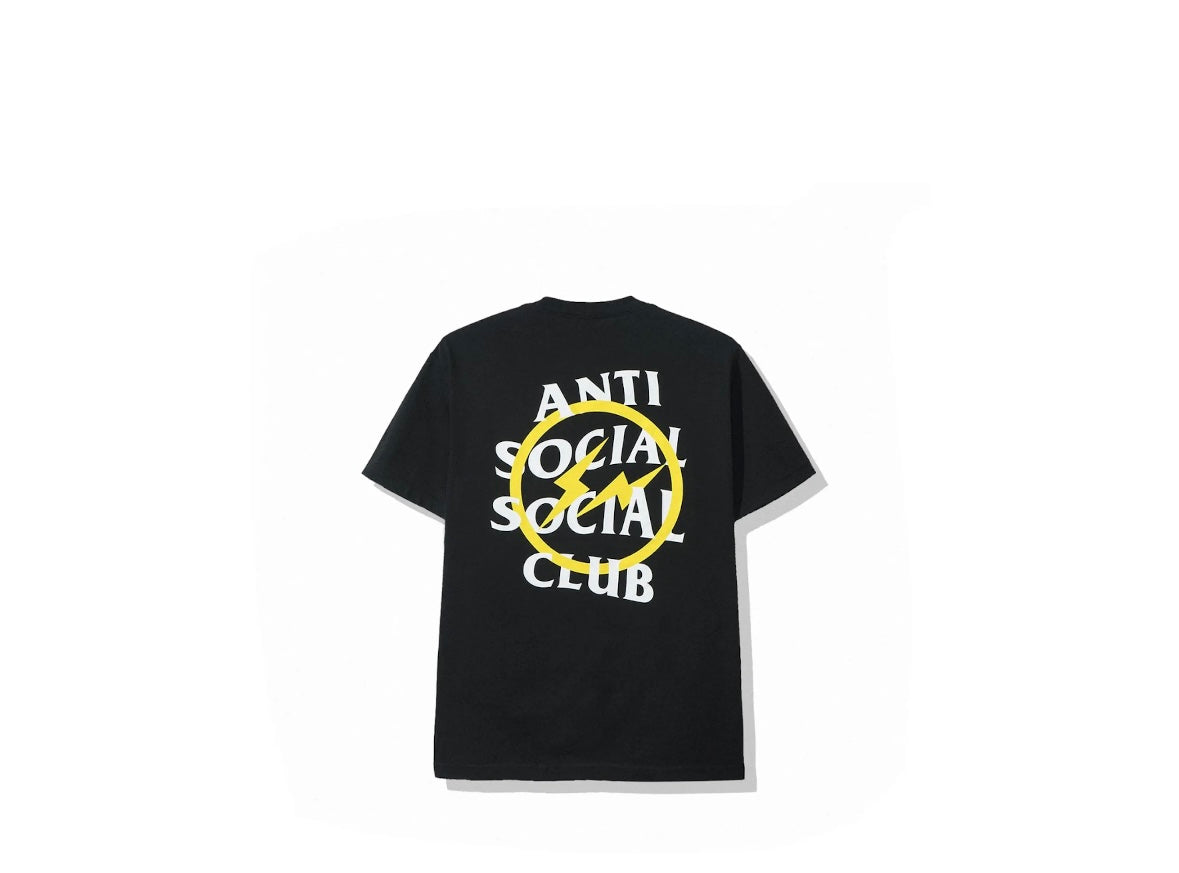 Anti Social Social Club x Fragment Yellow Bolt T