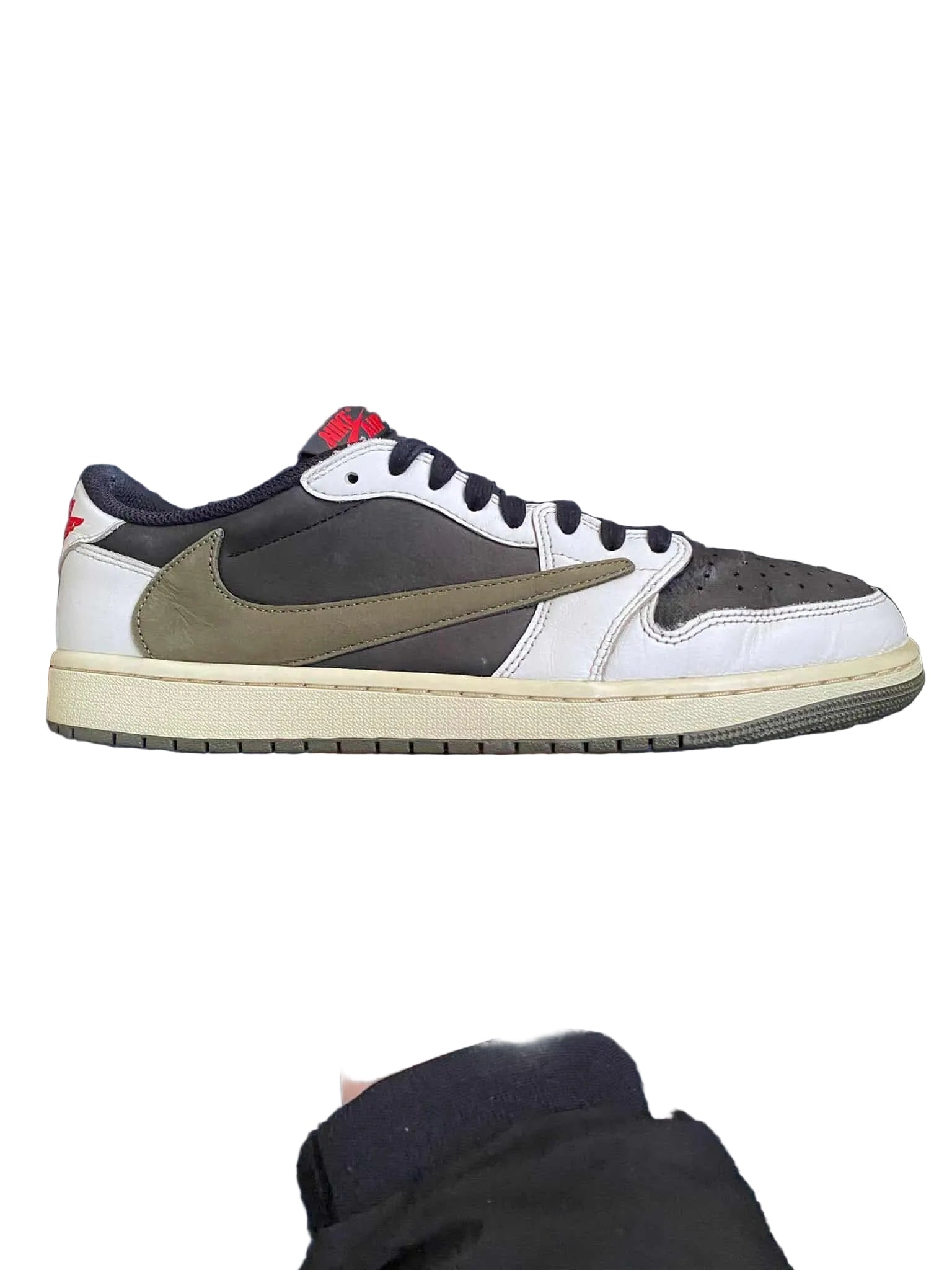 EU 44.5 - Air Jordan 1 Low Travis Scott Olive