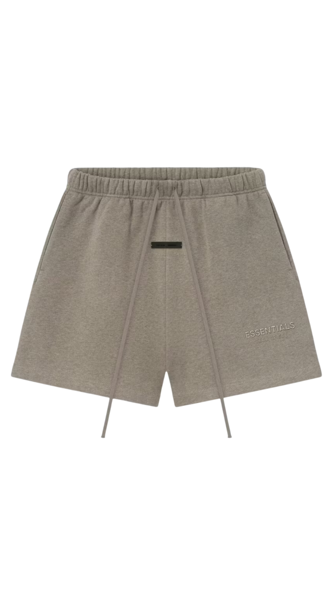 Fear of God Essentials Homestead Heather Alu Letters Shorts