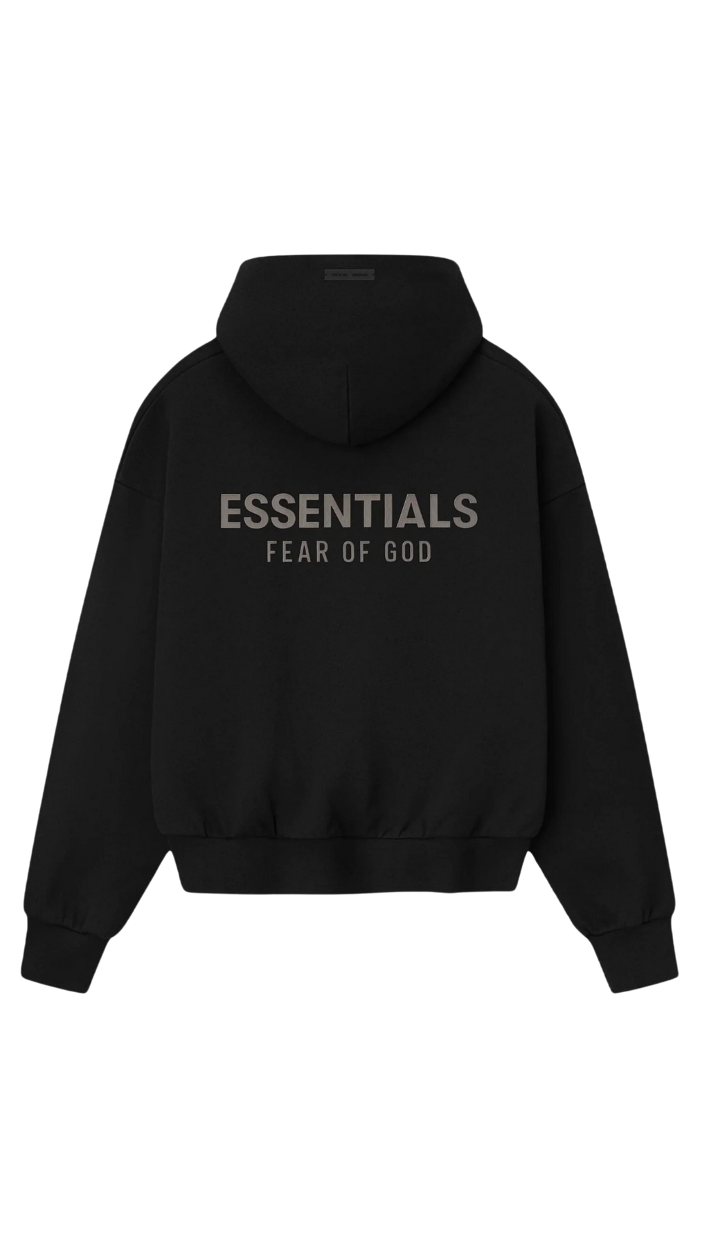 Fear of God Essentials (FW25) Jet Black Hoodie