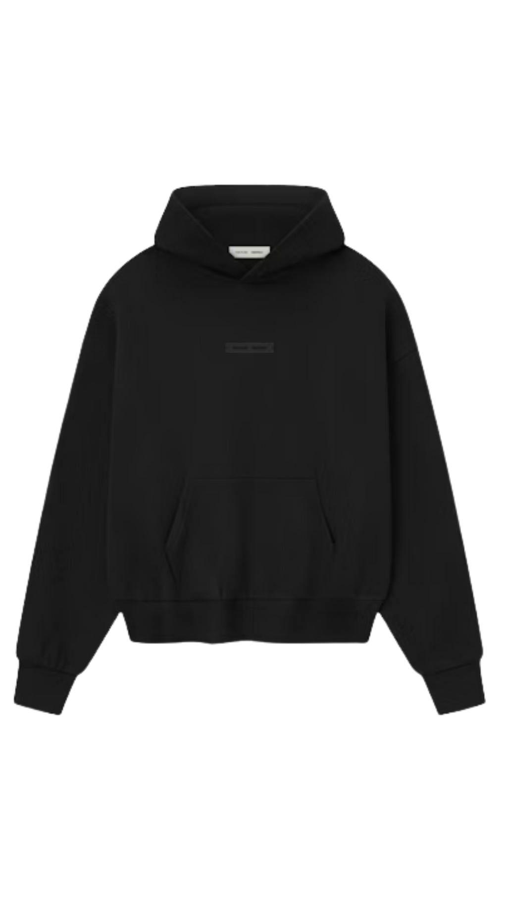Fear of God Essentials (FW25) Jet Black Hoodie
