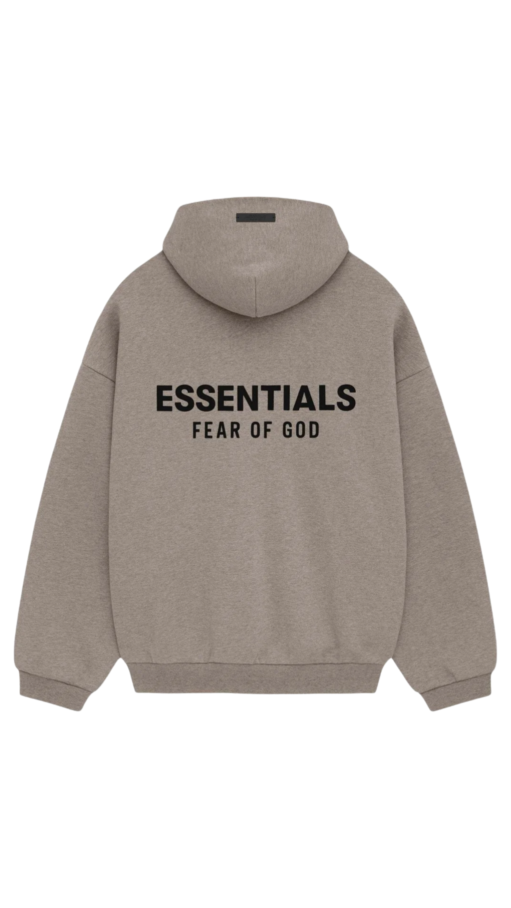Fear Of God Essentials Fleece Hoodie (fw24) Heather Gray