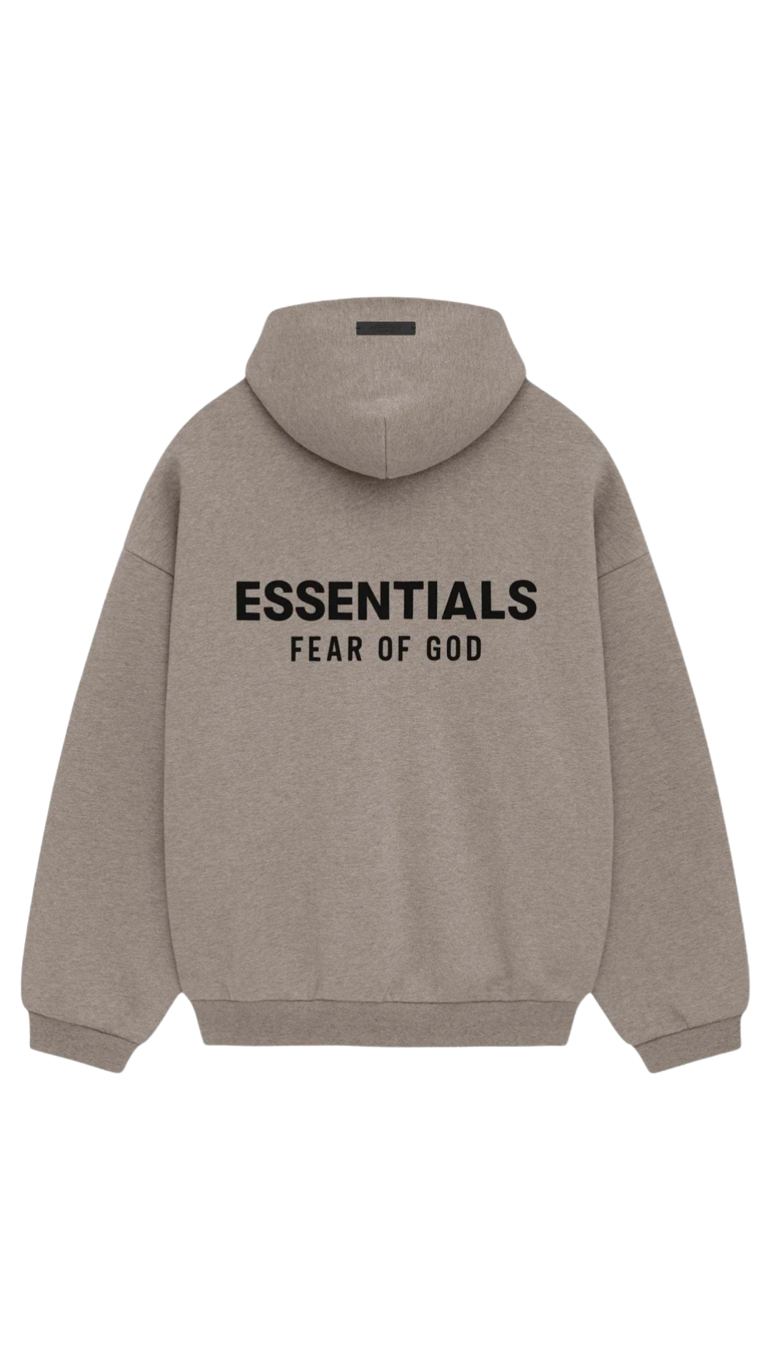 Fear Of God Essentials Fleece Hoodie (fw24) Heather Gray