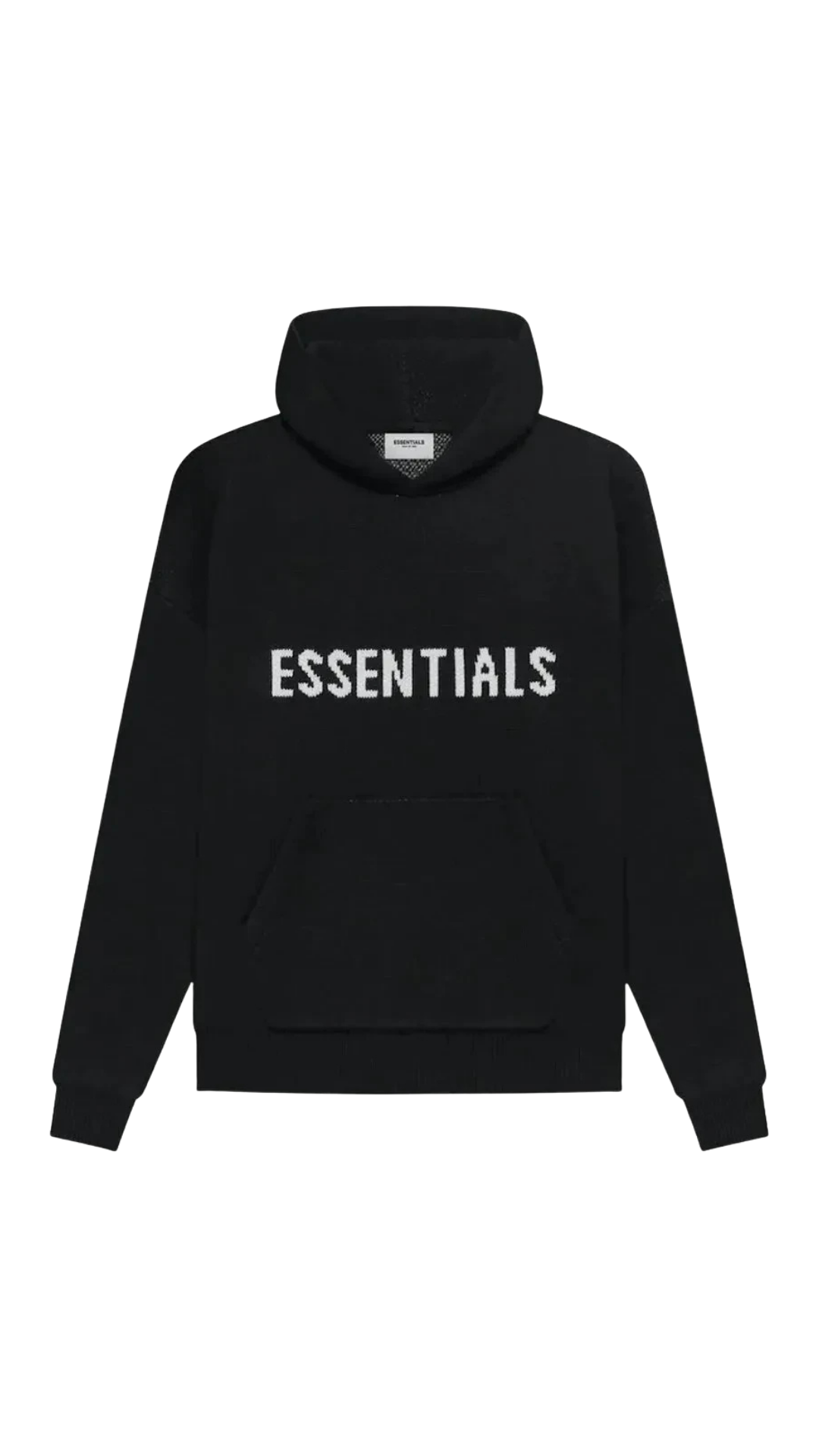 Fear of God Essentials Knit Hoodie Black