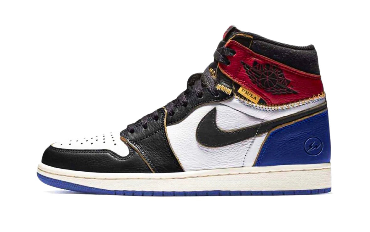 Air Jordan 1 High Fragment x Union La Varsity Red Sport Royal