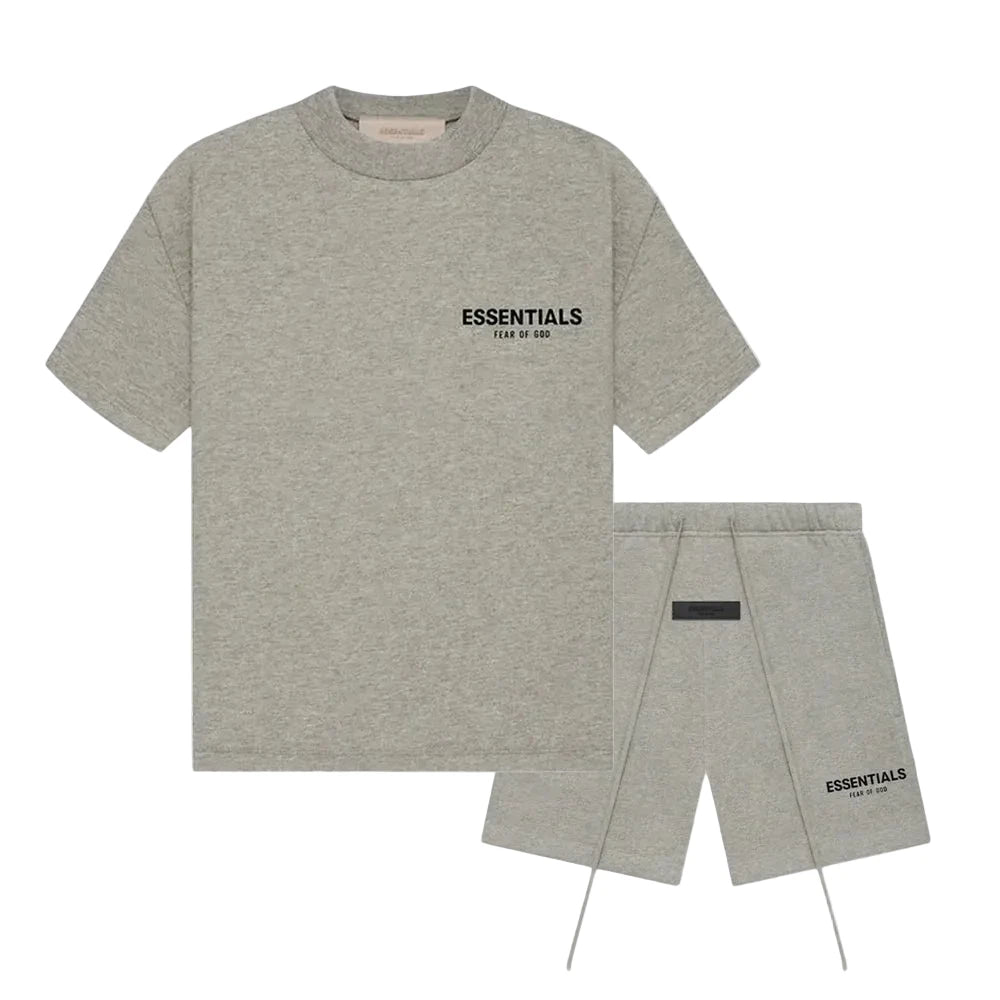 Fear of God Essentials Dark Oatmeal Summer Set