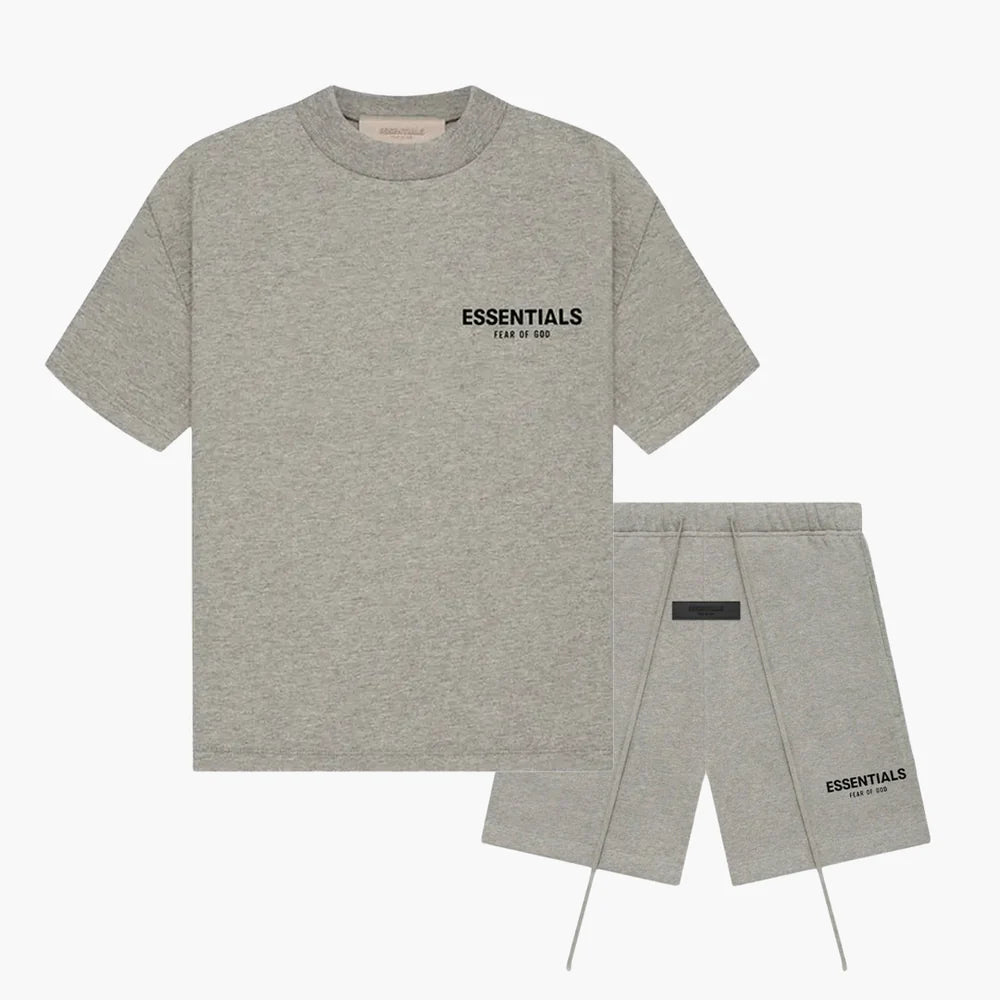 Fear of God Essentials Dark Oatmeal Summer Set