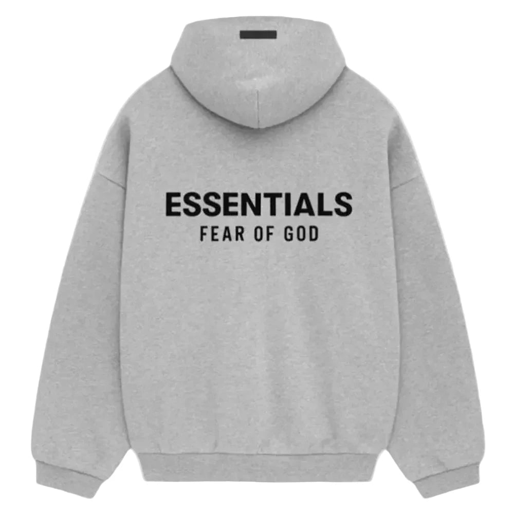 Fear Of God Essentials Fleece Hoodie Light Heather Gray
