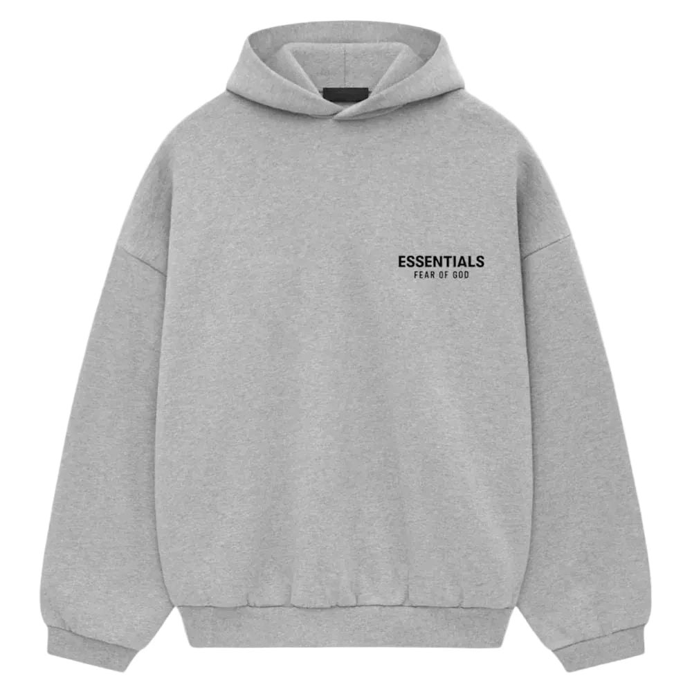 Fear Of God Essentials Fleece Hoodie Light Heather Gray