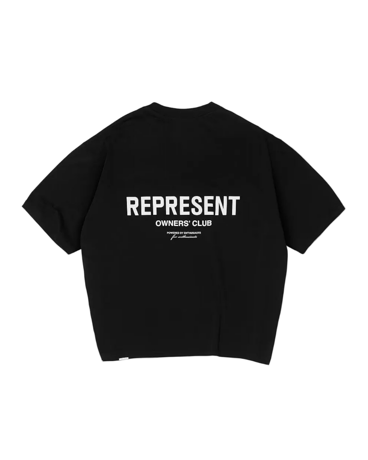 Represent Owners Club Front Print T-Shirt Black