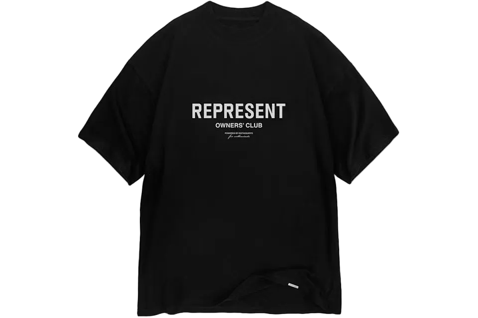 Represent Owners Club T-Shirt Black/White