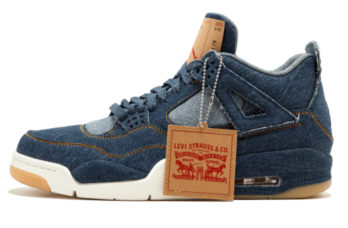 Jordan 4 Retro Levis Denim (Tag w Levis Logo)