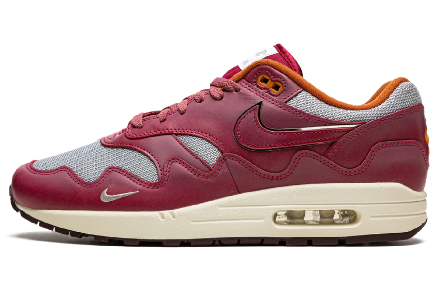 Air Max 1 Patta Waves Rush Maroon