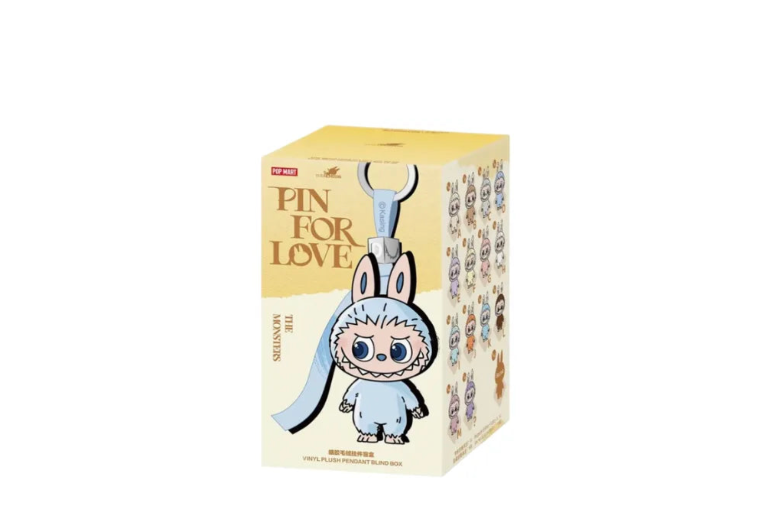 POP MART LABUBU THE MONSTERS PIN FOR LOVE SERIES VINYL PLUSH PENDANT (A-M) SINGLE BLIND BOX