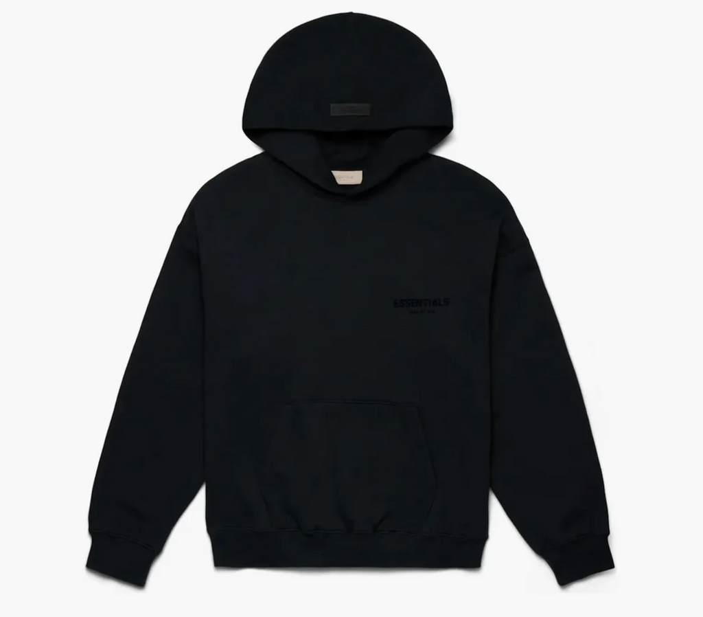 Fear Of God Essentials Pullover Chest Logo Hoodie Stretch Limo/black